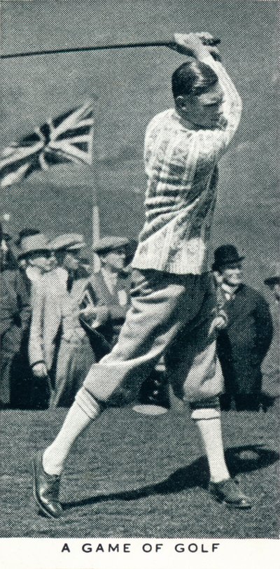 Peli golfia, 1924 1937 tekijältä Unbekannt