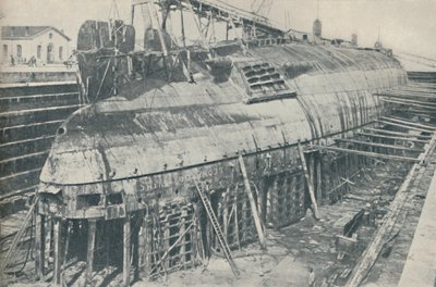 Hieno suoritus osittain suoritettuna. Leonardo da Vinci lepää kuivatelakalla, 1936 tekijältä Unbekannt