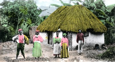 Jamaikalainen kylä, 1900-luku tekijältä Unbekannt