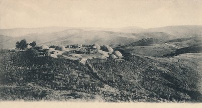 Kafir Kraal - Zulumaa, 1900-luvun alku. tekijältä Unbekannt