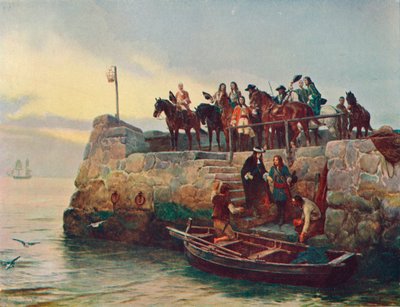 Kadonnut syy: James II:n lento Boynen taistelun jälkeen, 1690 1905 tekijältä Unbekannt