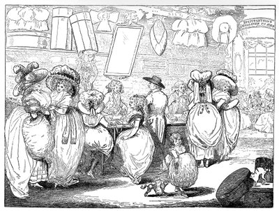 Milliners Shop, 1787 tekijältä Unbekannt