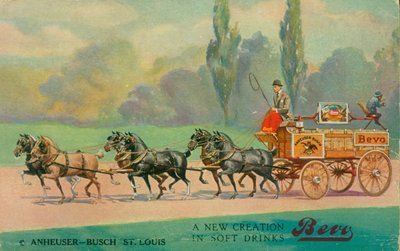 Uutta luomusta virvoitusjuomissa. Bevo. Anheuser Busch, St.Louis tekijältä Unbekannt