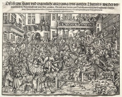 Turnaus, 1500-luku. tekijältä Unbekannt