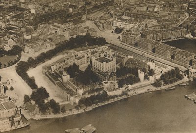 Näkymä hänen linnoituksestaan, jota William Valloittaja ei kuvitellut: Torni ilmasta, vuodelta 1935. tekijältä Unbekannt