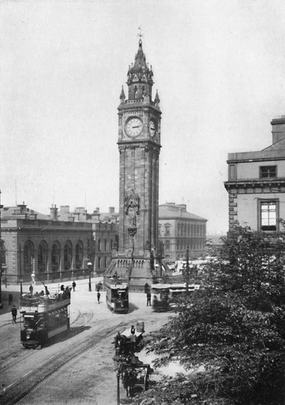 Tunnettu Belfastin maamerkki, 1910 tekijältä Unbekannt