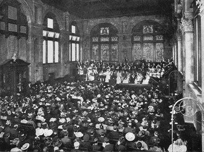 Konsertti Guildhall School of Musicissa Lontoossa, 1901 1901 tekijältä Unbekannt