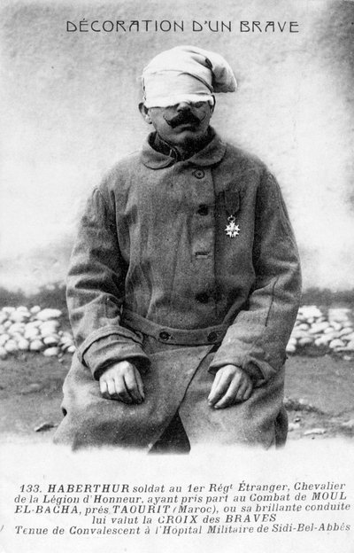 Toipuva legionääri, Sidi Bel Abbes, Algeria, 1910 tekijältä Unbekannt