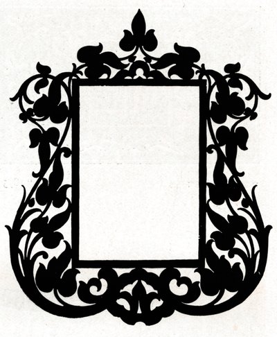 Suunnittelu kuvakehykselle nimeltä Aesthetic, 1898 tekijältä Unbekannt