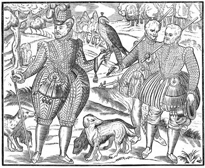 Haukkametsästäjä, 1611 tekijältä Unbekannt