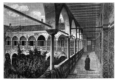 Galleria Konstantinuksen palatsissa Algeriassa, vuodelta 1890 tekijältä Unbekannt