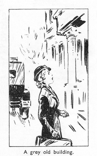Harmaa vanha rakennus, 1940 tekijältä Unbekannt