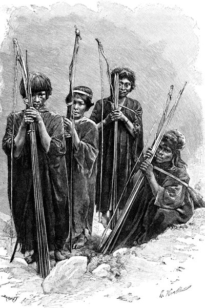 Antis Ashaninkasten ryhmä, Peru, 1895 tekijältä Unbekannt