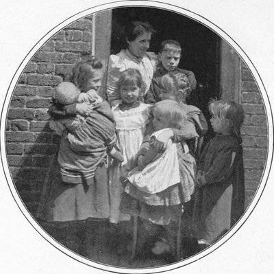 Onnellinen pieni ryhmä, Lontoo, c1901 1901 tekijältä Unbekannt