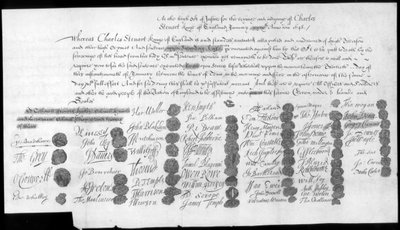 Kirje Charles Stuartista, Bonnie Prince Charliesta, 1700-luku tekijältä Unbekannt