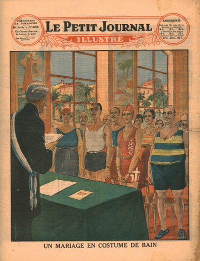 Avioliitto uima-asuissa, 1929. tekijältä Unbekannt
