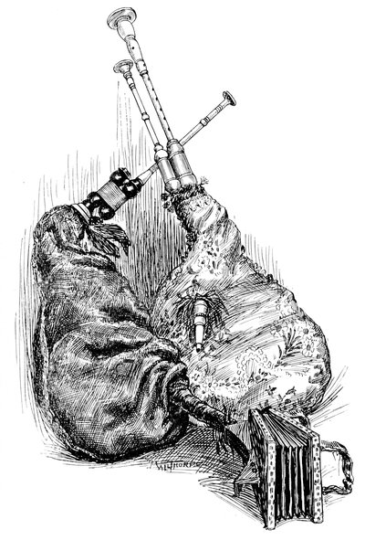 Musette ja säkkipilli, 1901 tekijältä Unbekannt