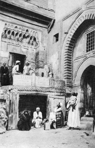 Viehättävä kulma Kairossa, Egyptissä, 1920-luku tekijältä Unbekannt