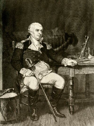 Muotokuva Commodore Barrysta Yhdysvaltain laivastosta, c1780, 1937. tekijältä Unbekannt