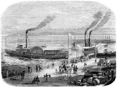 Laituri, San Francisco, Kalifornia, 1800-luku tekijältä Unbekannt