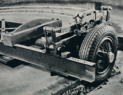 Roadster-rengas testauksessa, 1937 tekijältä Unbekannt