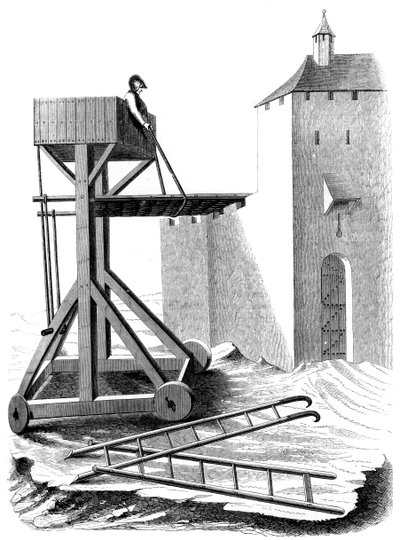 Piirityshyökkäystaso, 1400-luku 1849 tekijältä Unbekannt