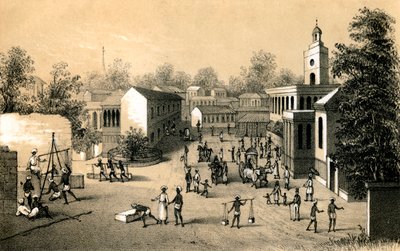 Katu Bombayssa, 1847 tekijältä Unbekannt