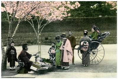 Katukauppias, Japani, 1904 tekijältä Unbekannt