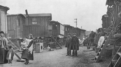 Matkustajien leiri, Battersea, Lontoo, c1903 1903 tekijältä Unbekannt
