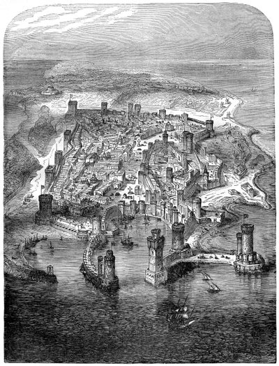 Näkymä Rodoksesta, 1480 1882-1884 tekijältä Unbekannt