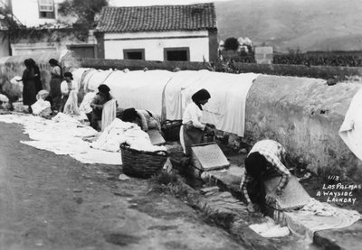 Tienvarsi pesula, Las Palmas, Gran Canaria, Kanariansaaret, Espanja, 1900-luku tekijältä Unbekannt