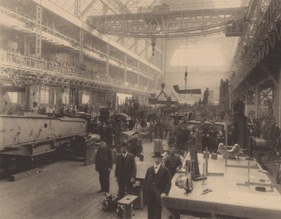 Putilovin tehtaan työpaja, n. 1914 tekijältä Unbekannt
