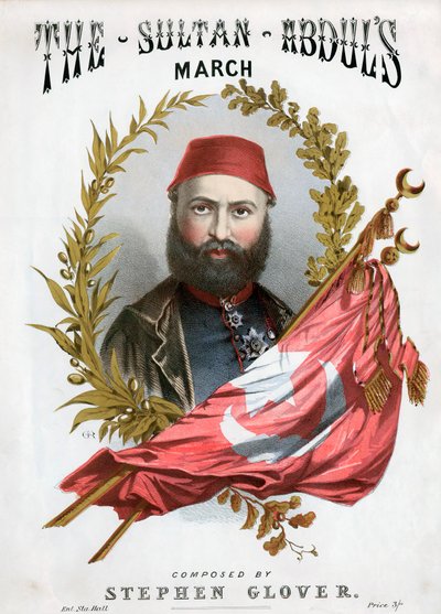 Abd-ul-Aziz 1830-1876, Turkin sulttaani vuodesta 1861, c1871 tekijältä Unbekannt