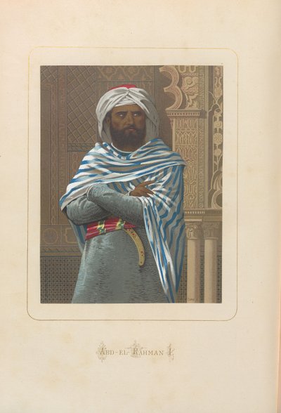 Abd al-Rahman I. Teos: Juan Landan kaikkien aikojen kuuluisat miehet ja naiset, 1875-1877. tekijältä Unbekannt