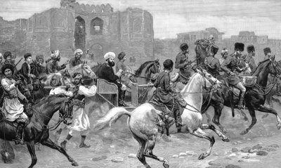 Abdor Rahman Khan 1844-1901, Afganistanin hallitsija 1880-1901, 1893 tekijältä Unbekannt
