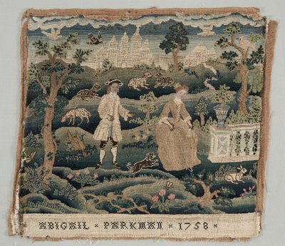 Abigail Parkman -kirjonta, 1700-luvun alku. tekijältä Unbekannt