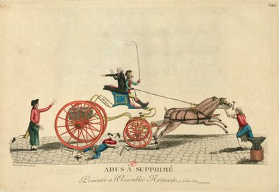 Väärinkäytökset tukahduttamiseen, 1789. tekijältä Unbekannt