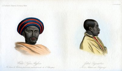 Abessinialaisia muotokuvia, 1848 tekijältä Unbekannt