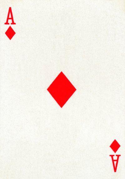Ace of Diamonds Goodall & Son Ltd.:n pelikorttipakasta, vuodelta 1940 tekijältä Unbekannt