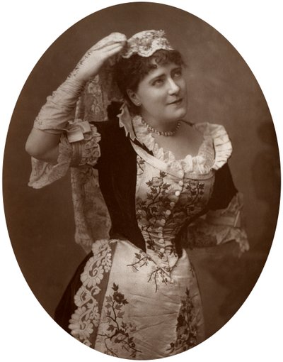 Ada Cavendish, brittiläinen näyttelijä, 1882 tekijältä Unbekannt