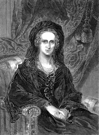 Adelaide Saxe-Coburg Meiningenistä 1792-1849, Saksassa syntynyt William IV:n kuningatar puoliso, 1849 tekijältä Unbekannt