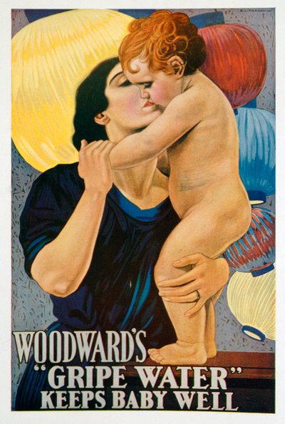 Woodwards Gripe Water -mainos, 1922 tekijältä Unbekannt