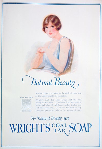 Mainos Wrights Coal Tervasaippualle, 1925 tekijältä Unbekannt