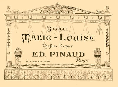 Mainos Marie-Louise hajusteelle, 1903. tekijältä Unbekannt