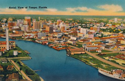 Ilmakuva Tampasta, Floridasta, 1940-luku tekijältä Unbekannt