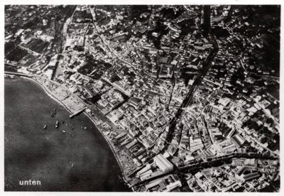 Ilmakuva Funchalista, Madeirasta, Zeppelinistä, 1928 1933 tekijältä Unbekannt