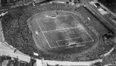 Ilmakuva Stamford Bridgestä, Chelsea Football Clubin stadionista, Lontoo, c1922 tekijältä Unbekannt
