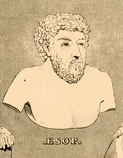 Aesop, n. 620-564 eKr., 1830. tekijältä Unbekannt