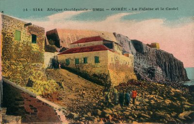 Länsi-Afrikka - Senegal - Gorée - La Falasise ja Castel, 1900. tekijältä Unbekannt
