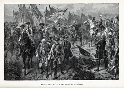 Hohenfriedbergin taistelun jälkeen 1882 tekijältä Unbekannt